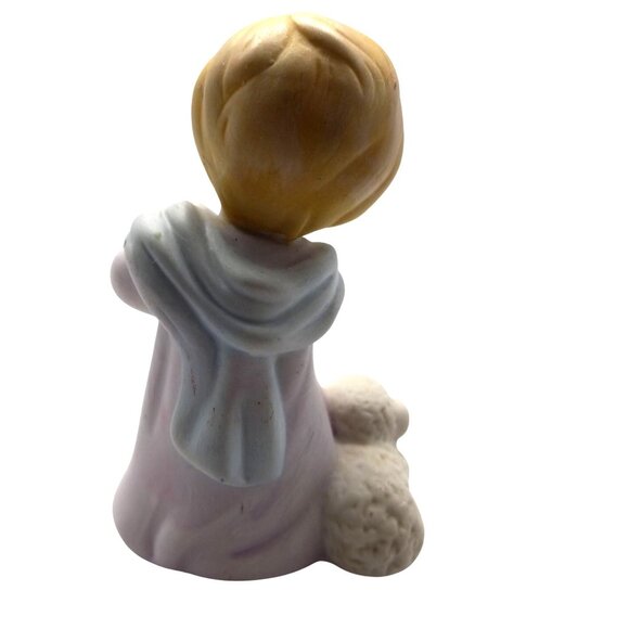 Avon Heavenly Blessings Porcelain Figurine Lamb Boy Joseph Nativity Vintage - Picture 3 of 7